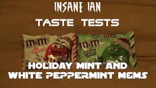 Insane Ian Taste Tests: Holiday Mint and White Peppermint M&Ms