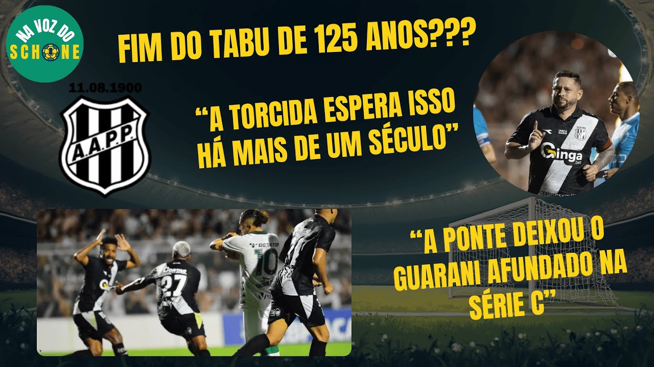PONTE PRETA CAMPEÃ? DIA HISTÓRICO PARA O FUTEBOL? CONFIRA ESSA RESENHA!