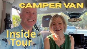 Inside Tour of our Ford Transit Camper Van (Part 2 - Inside)