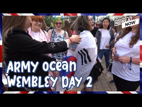 Meet ARMY OCEAN in BTS' 2nd day Wembley concert