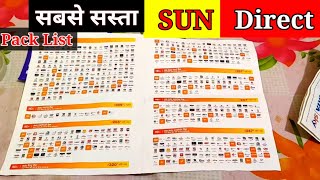 Sun Direct Pack list | 2026 Sun Direct Channel List | Sun Direct Plan List | Direct Package list screenshot 1
