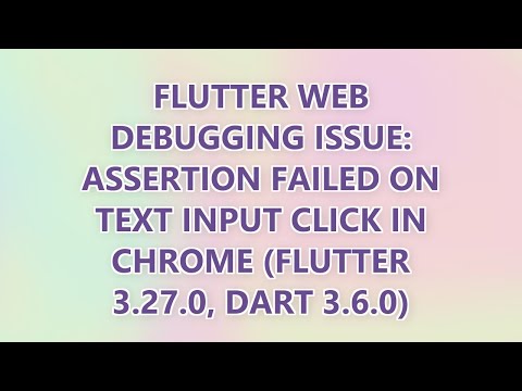 Flutter Web Debugging
