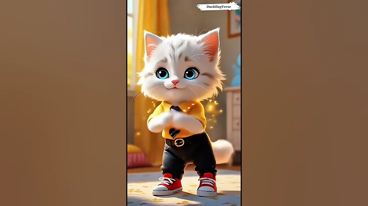 Video 9772391: cat cute cartoon funny, cartoon funny baby cats