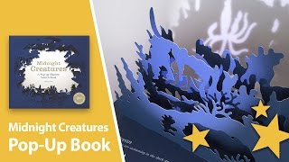 Midnight Creatures Shadow Pop-Up Book by Helen Friel