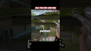 sage grim wall Fracture #valorant #valoranthighlights #esports #entertainment #tipsandtricks