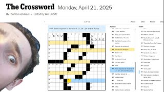 NYT Crossword - Monday April 21