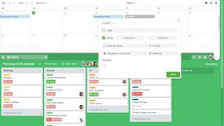 Create or drag and drop cards