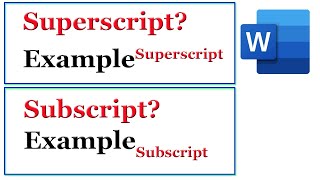 Easy Way to Insert Superscript and Subscript in Microsoft Word screenshot 2