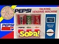 Pepsi Talking Vending Machine, 6 Tempting Flavors!