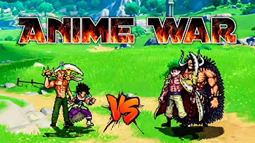 Broly DBS & Escanor VS White Beard V3 & Kaido V3 in Jump Force Mugen 😱