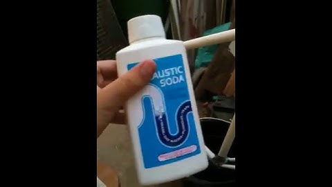 Stuck seatpost,costic soda