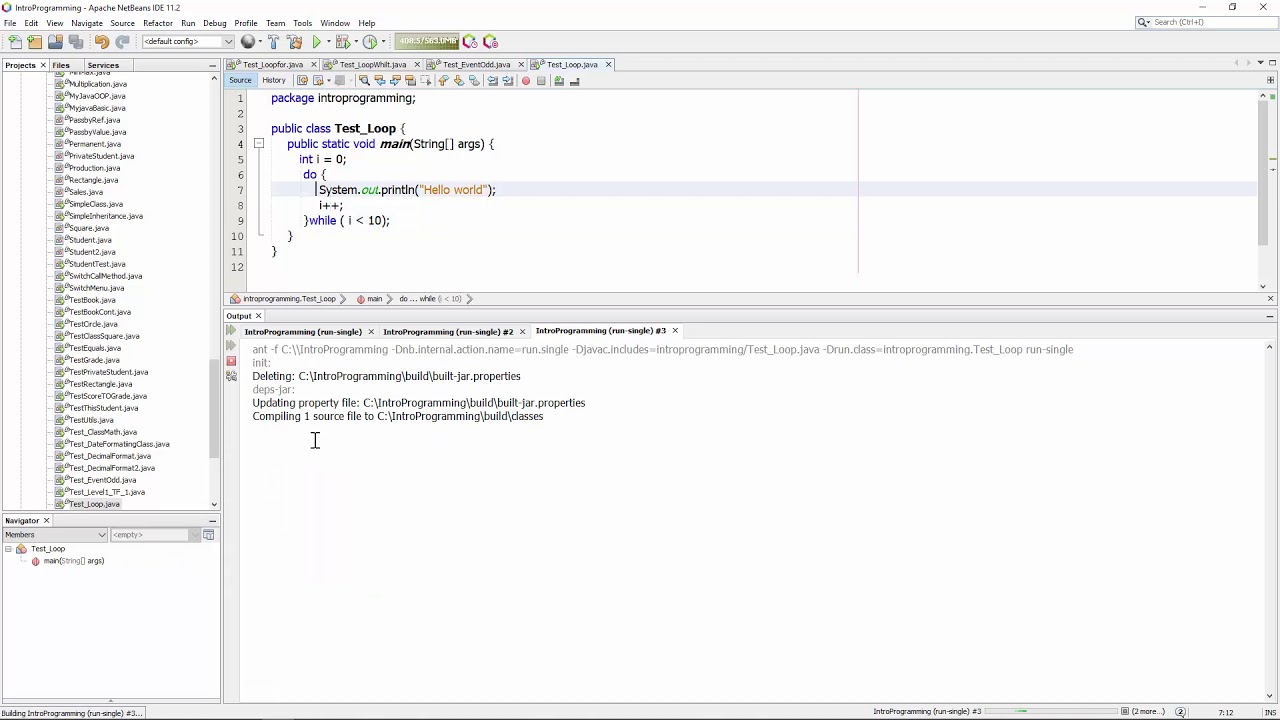 Introduction Programming Loop การเปลี่ยนลักษณะของ For While Do..While ...