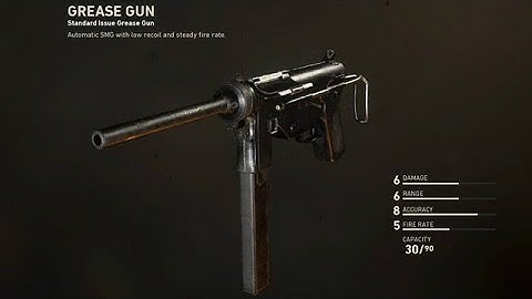 COD WW2 Best "Grease Gun" Class Setup