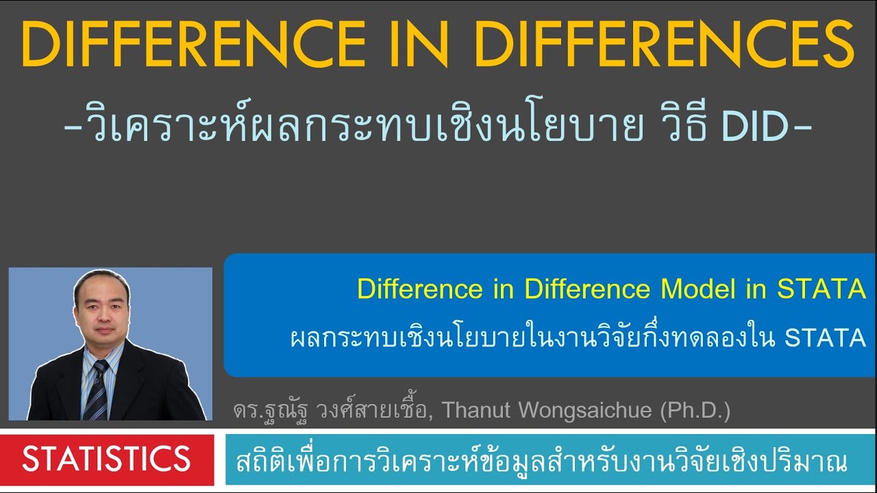 Difference in Differences in STATA YouTube