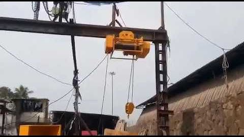 Pa lăng cầu trục dầm đơn Trung quốc  3 tấn 12m, 3 tấn 18m, 3 tấn 24m