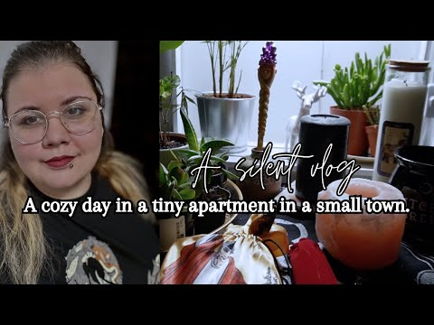 A Cozy Day in a Tiny Apartment in a Small Town | Silent Vlog