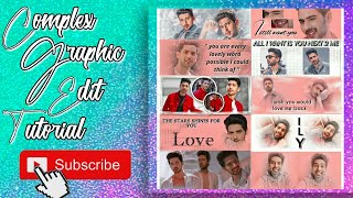 Complex Graphic Edit Tutorial | Picsart Editing Tutorial | Graphic Edit | Sruthi Creations