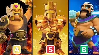 Ranking EVERY Barbarian King Skin in Clash of Clans