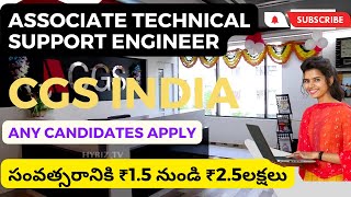 Download Lagu CGS Associate Technical Support Engineer Jobs in Hyderabad #examdaystelugu