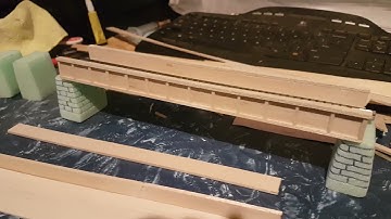N scale plate girder bridge for my new Kato N scale layout.