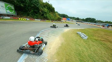 Go Karts Chased by FPV drone | ImpulseRC Apex 5 | GoPro Hero 8 - Gyroflow (4K25)