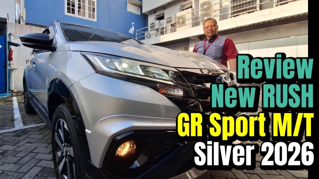 Fitur Lengkap Pada New Rush GR Sport Manual Warna Silver Tahun 2026 |Toyota Medan 085362072000