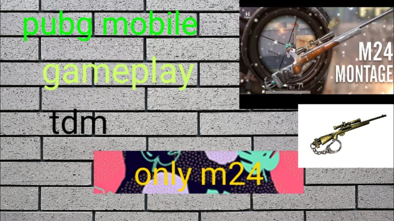 Pubg gameplay in tdm only m24 head short - YouTube