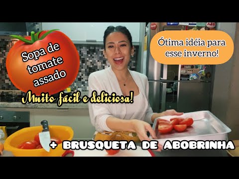 Vídeo: Sopa De Tomate Com Abobrinha