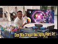 Bills Dragon Ball Spray Paint art