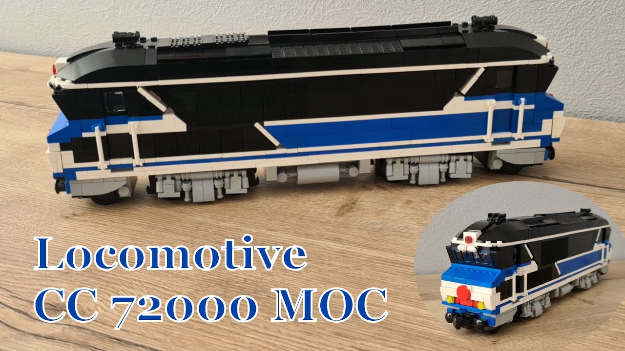 LEGO MOC locomotives électriques - BB 22200 SNCF - MOC by Mimi68