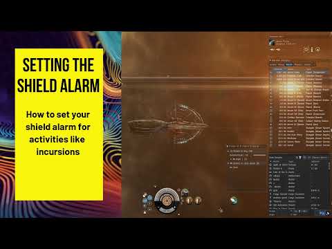 Eve Online: How to set shield alarm for Incursions