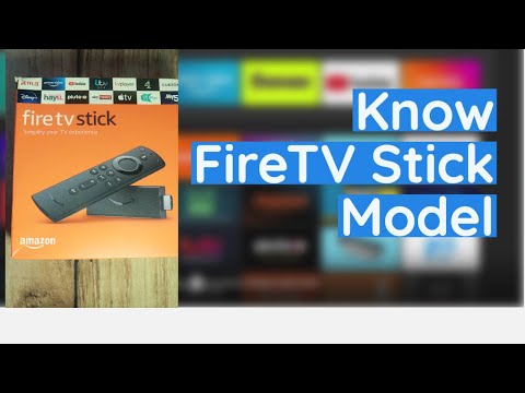 Identify your Fire TV Stick Model and generation