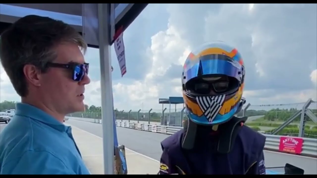 Christian (KidzSpeed) racing at Atlanta Motorsports Park in a Radical SR1