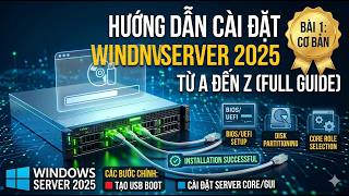 1. Hướng dẫn cài đặt Windows Server 2025 trên VMware Workstation Pro (Full từ A-Z)