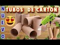 Ideas Hermosas con Rollos de Papel Higiénico  Reciclaje  con Cartón Artesanato com Rolos de papel♻️