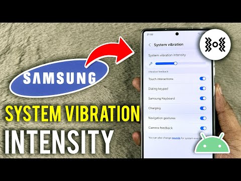 How to Adjust System Vibration Intensity Samsung S25 Ultra