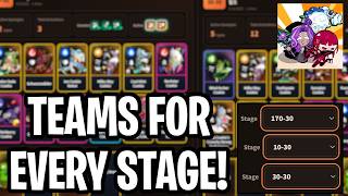 Community Teams For EVERY STAGE In Cookie Run Crumble!