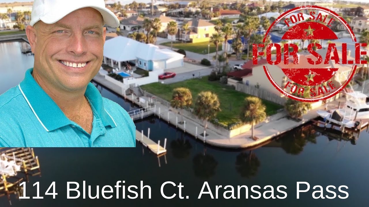 Real Estate Canal Lot for Sale in Aransas Pass Corpus Christi San