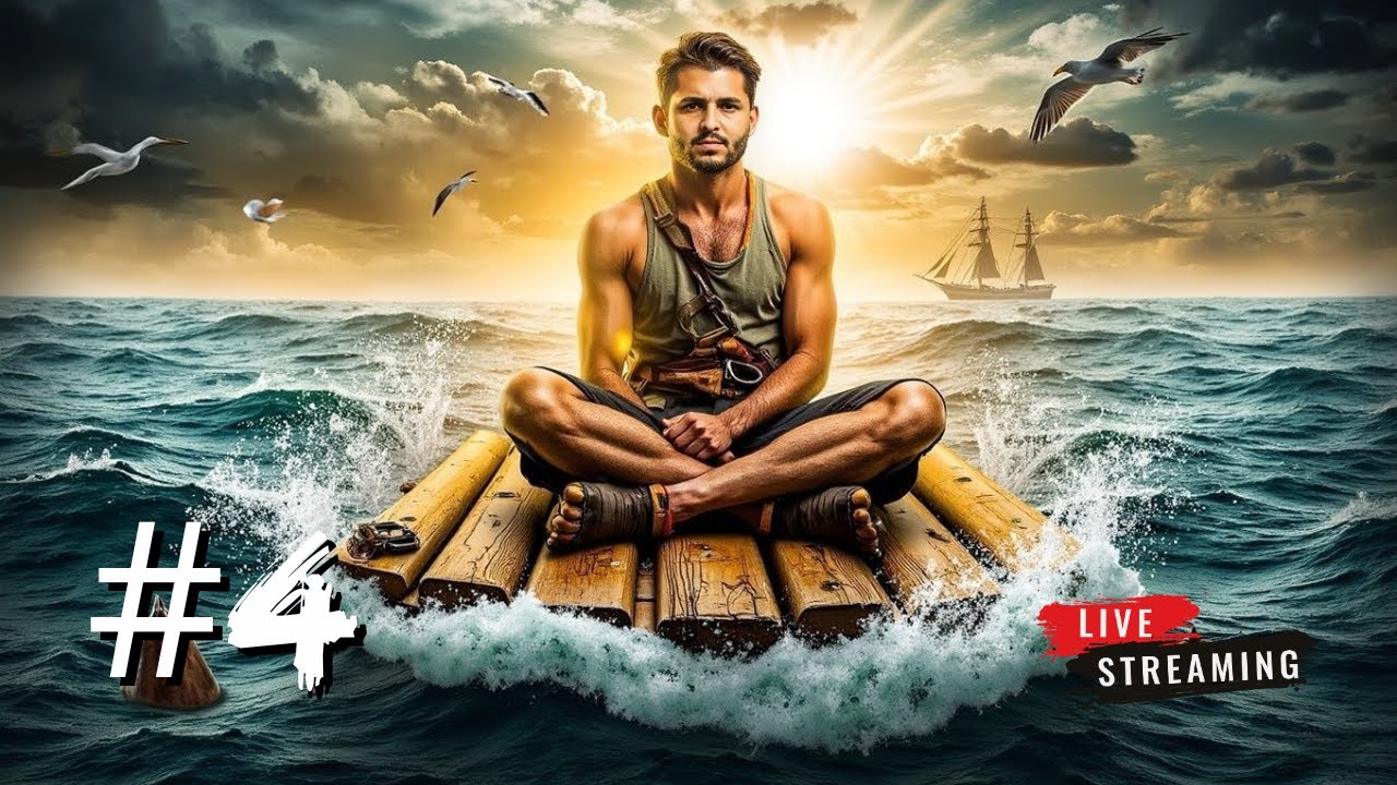 Sobrevivendo no Oceano! 🚣♂️🔥 Explorando e Construindo no RAFT! #4 ...