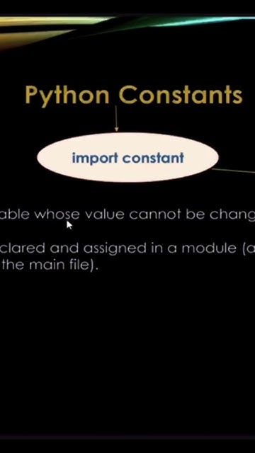 Constant in python #apnatechhouse #python #pythontutorial #viral # ...