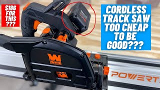 Can A Cheap Cordless Track Saw Be Good?? || Wen Kit 20691 || Review