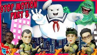 Stay Puft Marshmallow man vs Slimer! Part 3 reboot DIY home made Canada Cazafantasmas