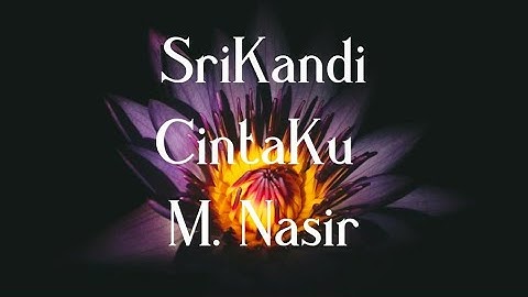 Lirik SriKandi CintaKu _ M. Nasir | Lirik Video