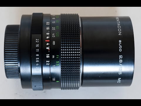 Pentacon Auto 135mm f/2.8 MC - Quick and Dirty Review - YouTube