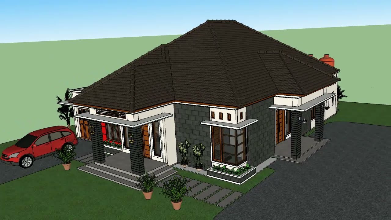 Rumah Minimalis Elegan Luas 14x16 Meter 4 Kamar Tidur Permintaan Bg Jamuhar Youtube