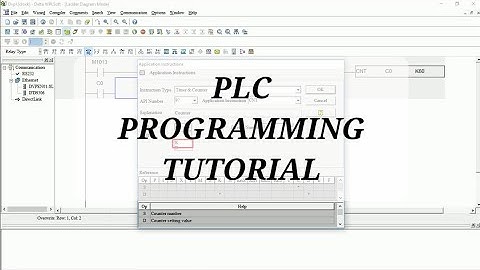 PLC Ladder Programming tutorial using Delta WPL Soft simulator #plc #plcprogramming