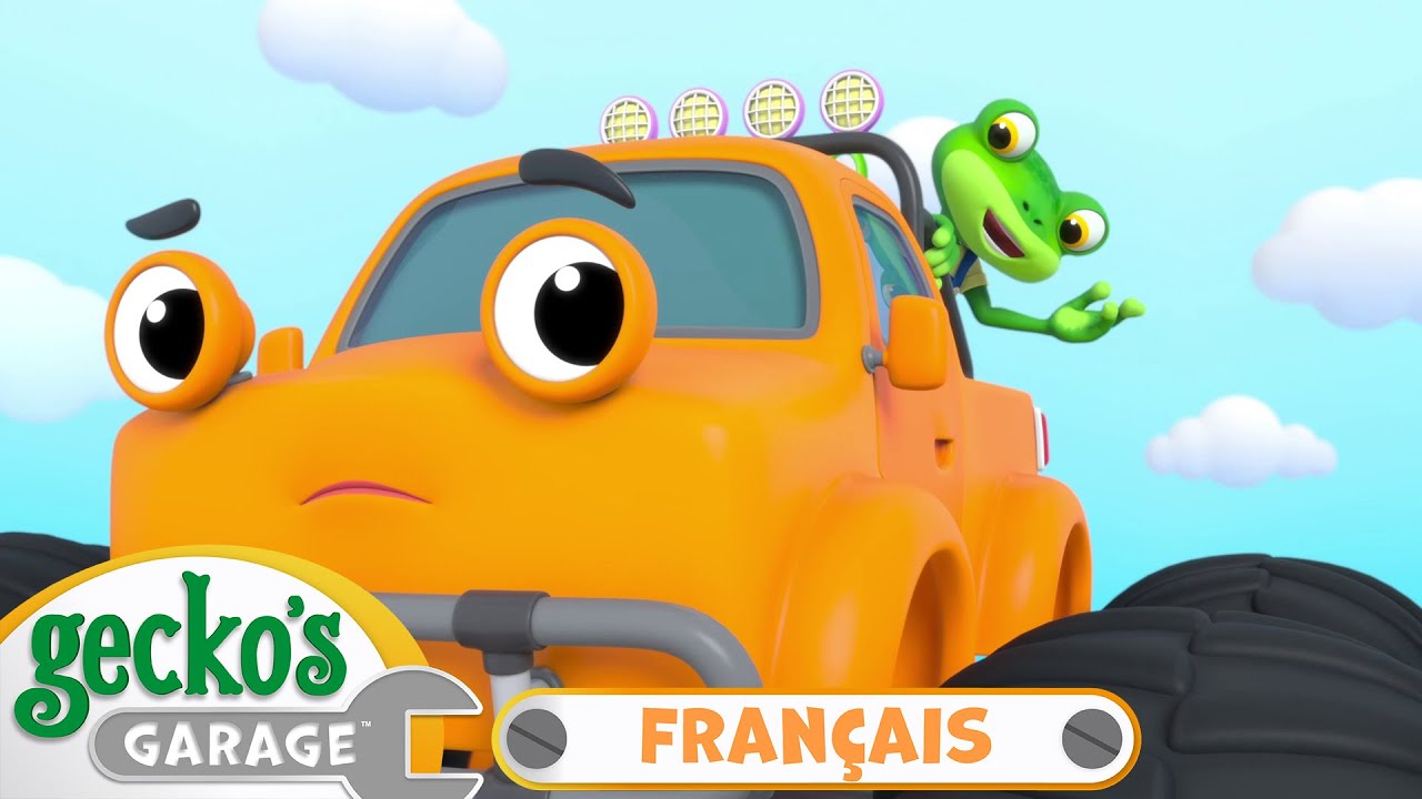 Monster Truck ! | Le Garage de Gecko｜Camions pour enfants