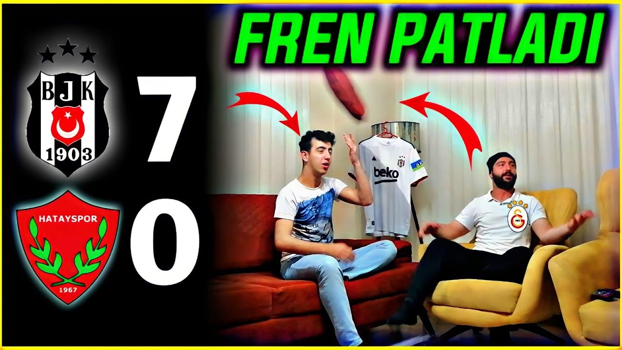 FANATİK GALATASARAYLILAR BEŞİKTAŞ MAÇINI İZLERSE..(BEŞİKTAŞ 7-0 HATAYSPOR)