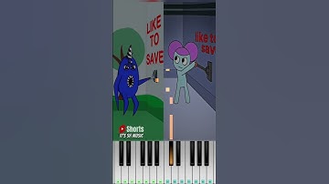 POMNI GET ABSTRACTED: LIKE for SAVE the Amazing Digital x Pibby @badmryogurt - Piano Tutorial