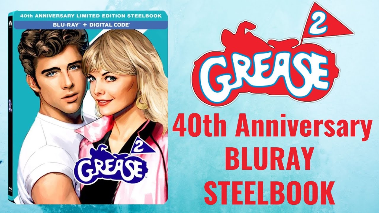 Download Grease 2 40th Anniversary Limited Edition Blu-ray Steelbook Unwrapping